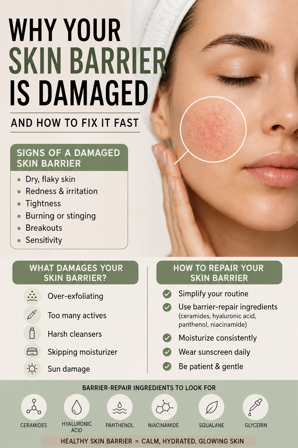 Why Your Skin Barrier Is Damaged (And How to Fix It Fast)