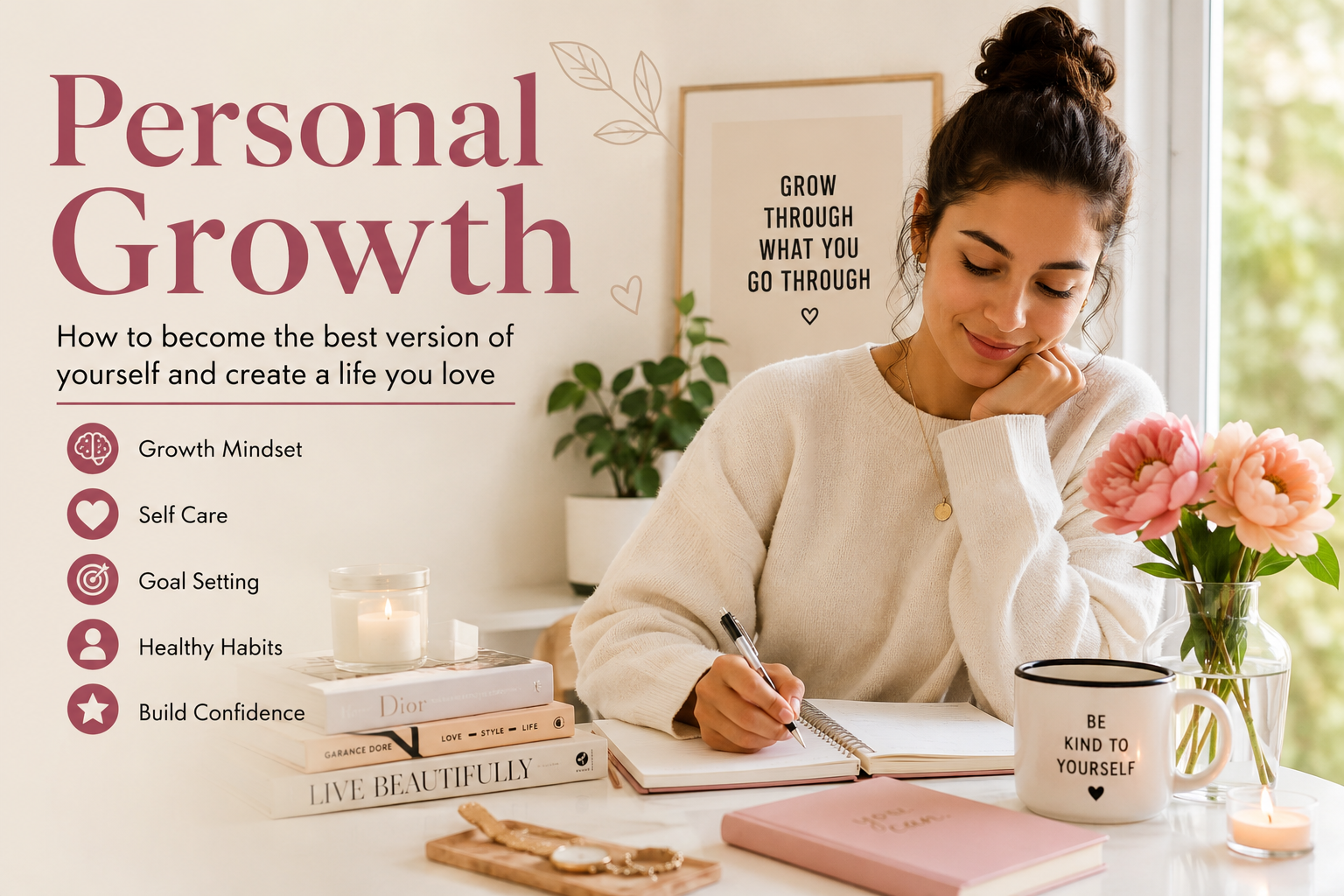 Personal Growth: How to Become the Best Version of Yourself and Create a Life You Love