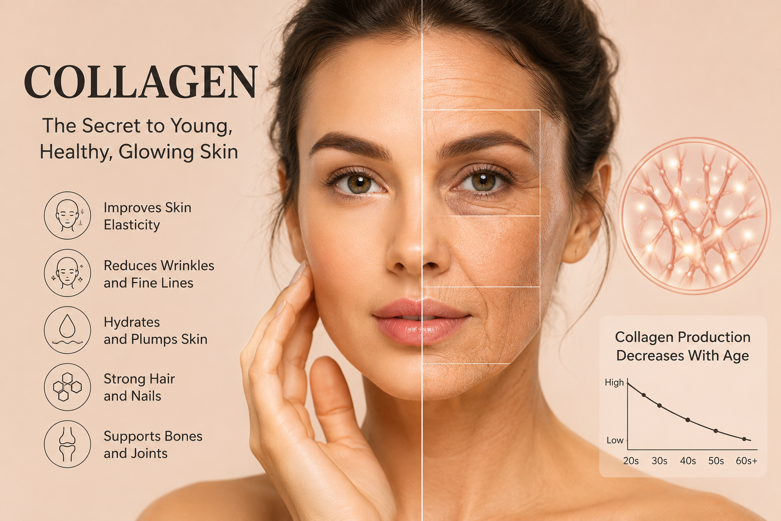 Collagen Explained: Why Your Body Produces Less as You Age