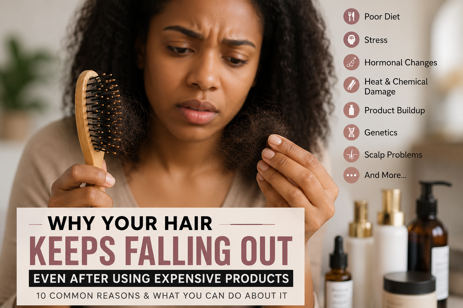 Why Your Hair Keeps Falling Out Even After Using Expensive Products (10 Common Reasons)