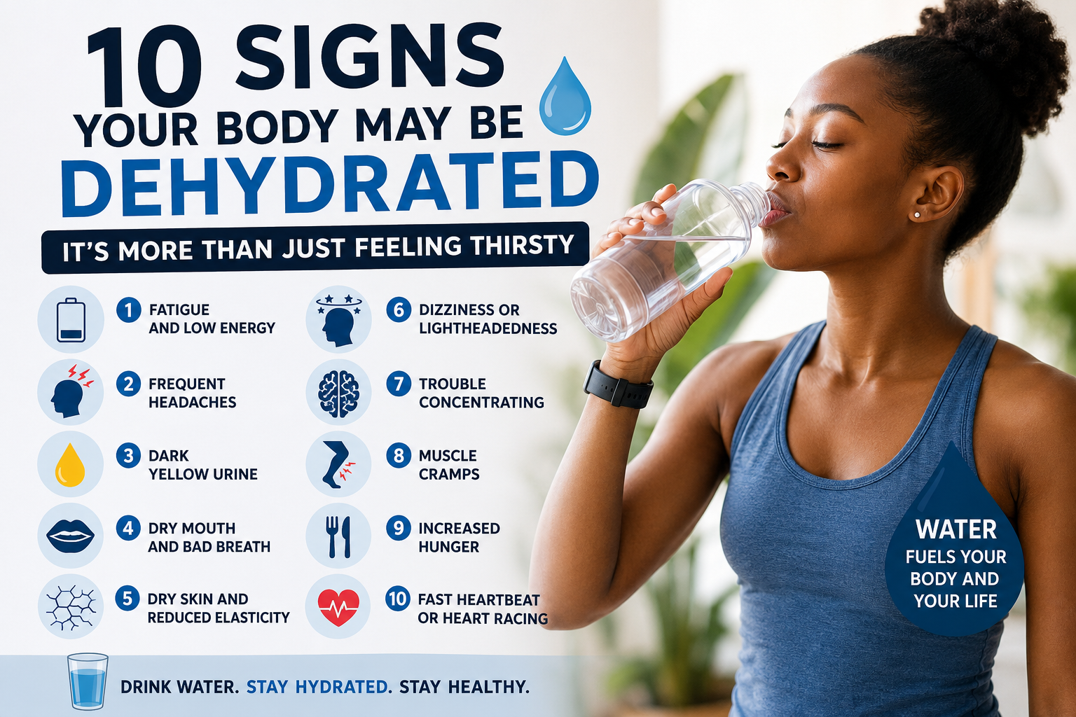 10 Signs Your Body May Be Dehydrated (It’s More Than Just Feeling Thirsty)