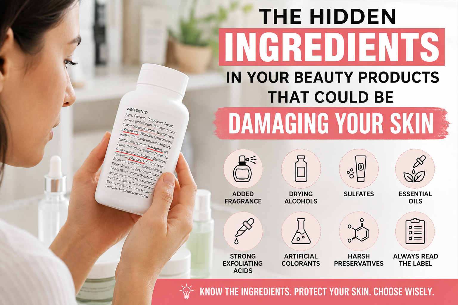 The Hidden Ingredients in Your Beauty Products That Could Be Damaging Your Skin