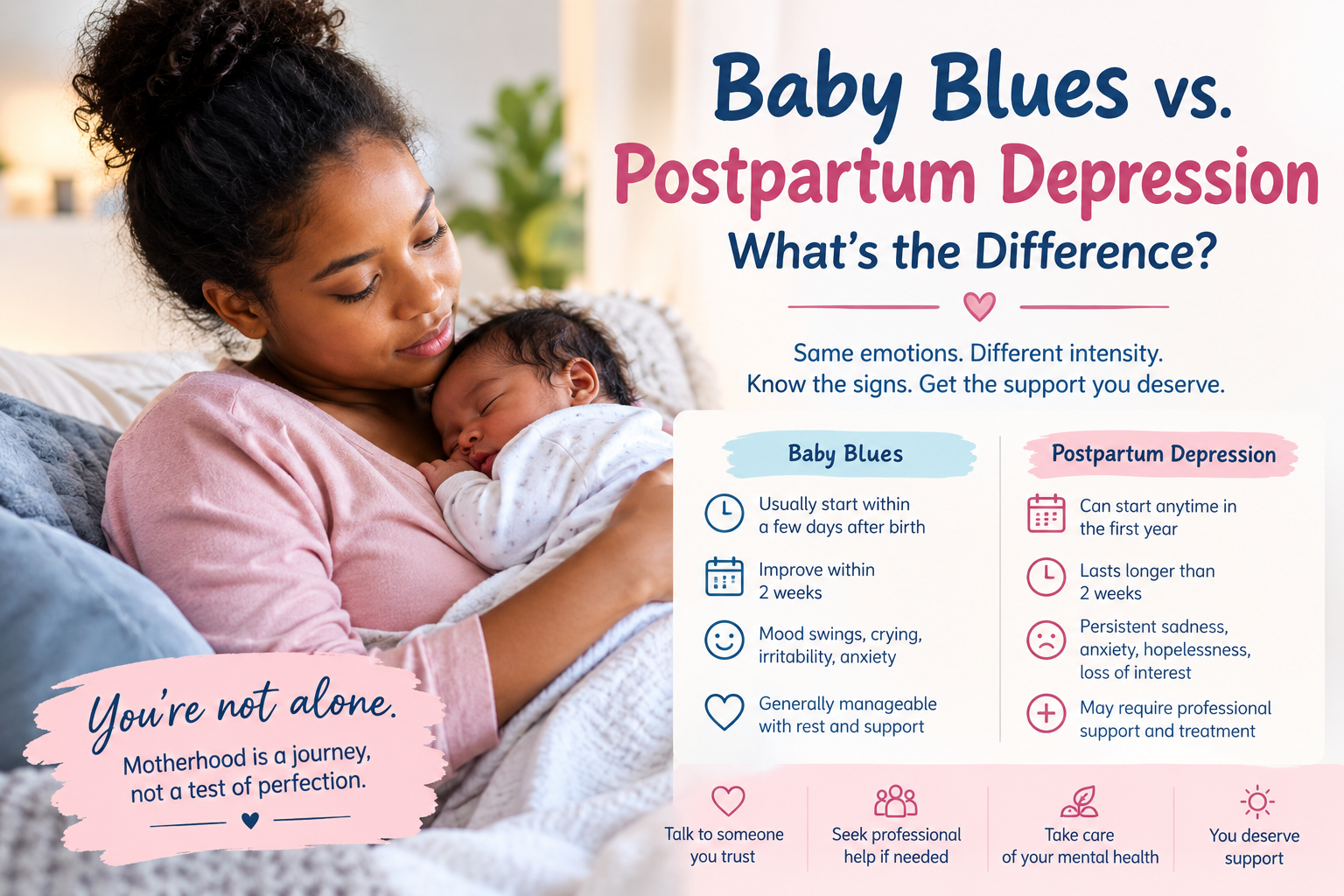 Baby Blues vs. Postpartum Depression: What’s the Difference?
